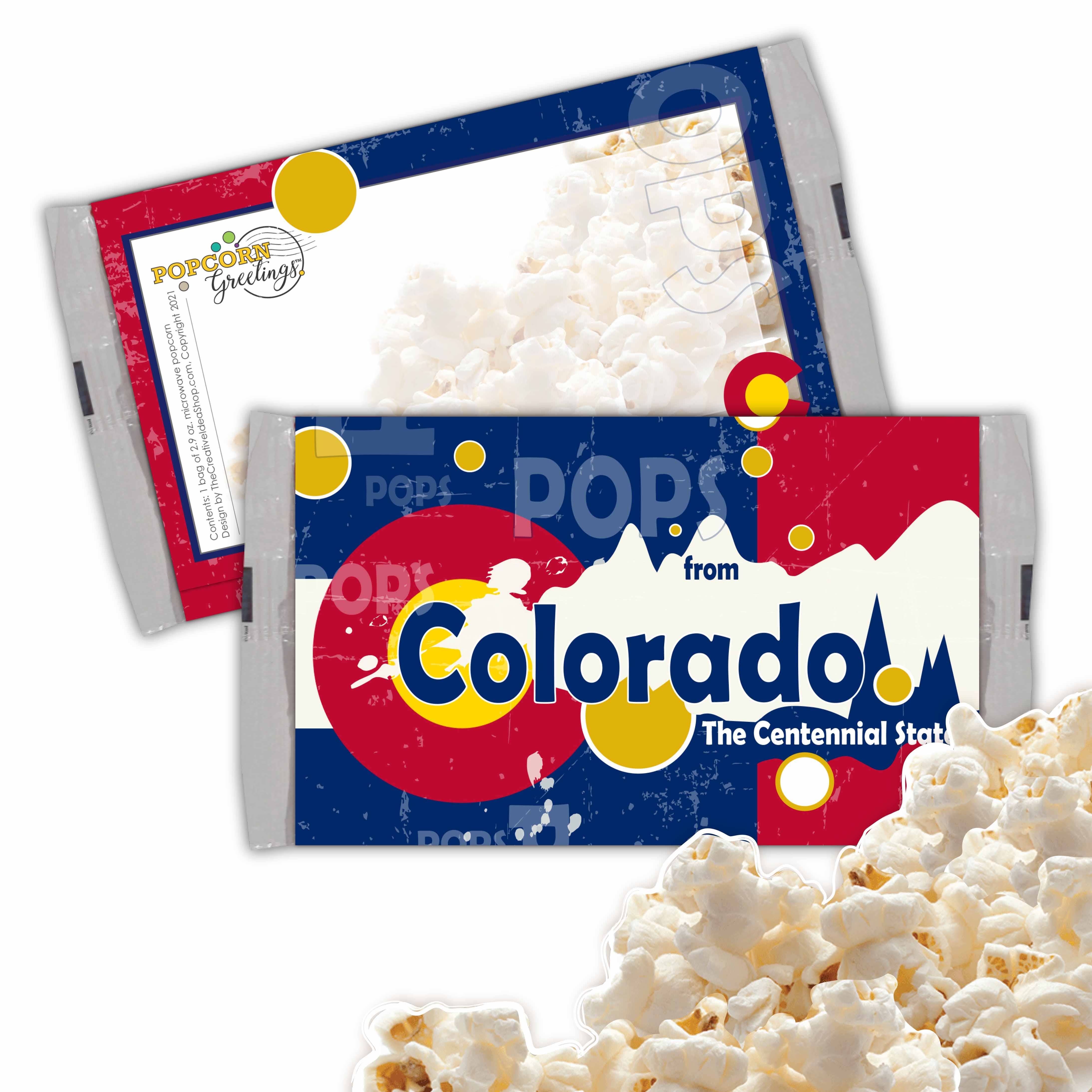 The Creative Idea Shop – Pipocas por atacado – SAUDAÇÕES DE PIPOCA Pops do Colorado0