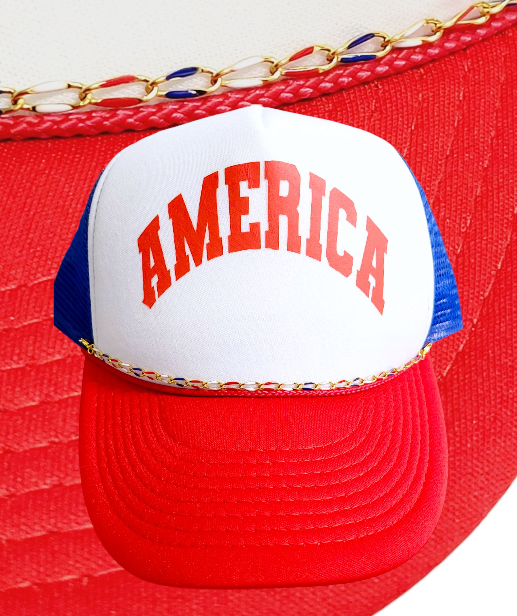 The Candy Collections - Wholesale Hat Accessory - Women's - Online Trucker Chain hat bar personalization supplies brooch26