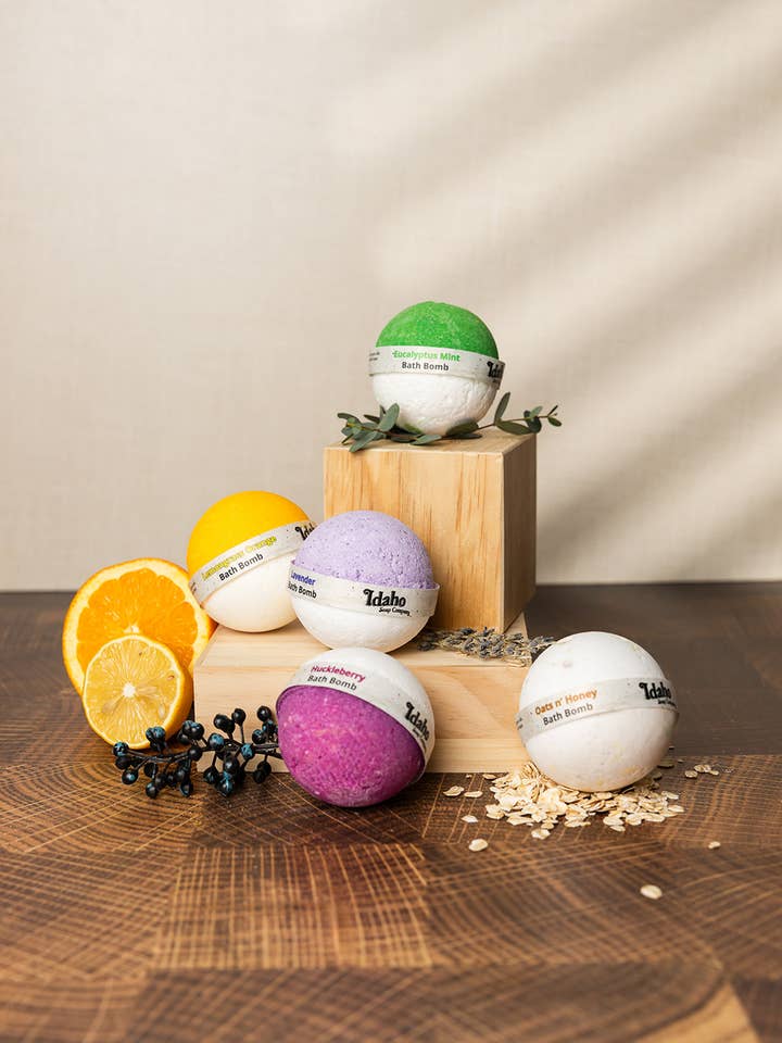 Bath Bombs for wholesale by Idaho Soap Company