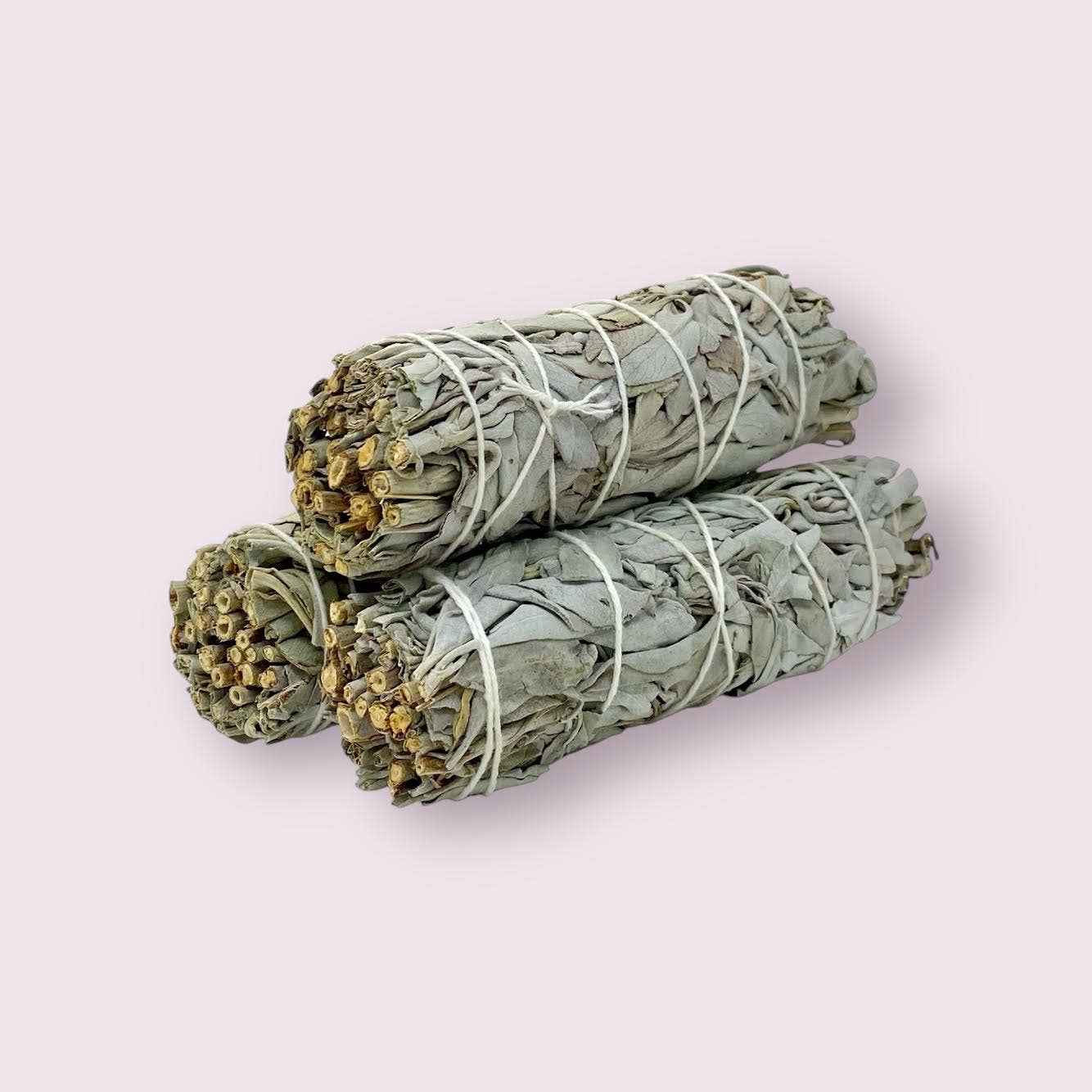 Good Vibrations Shop - Wholesale Sage Bundle - Organic White Sage Smudge 4"1