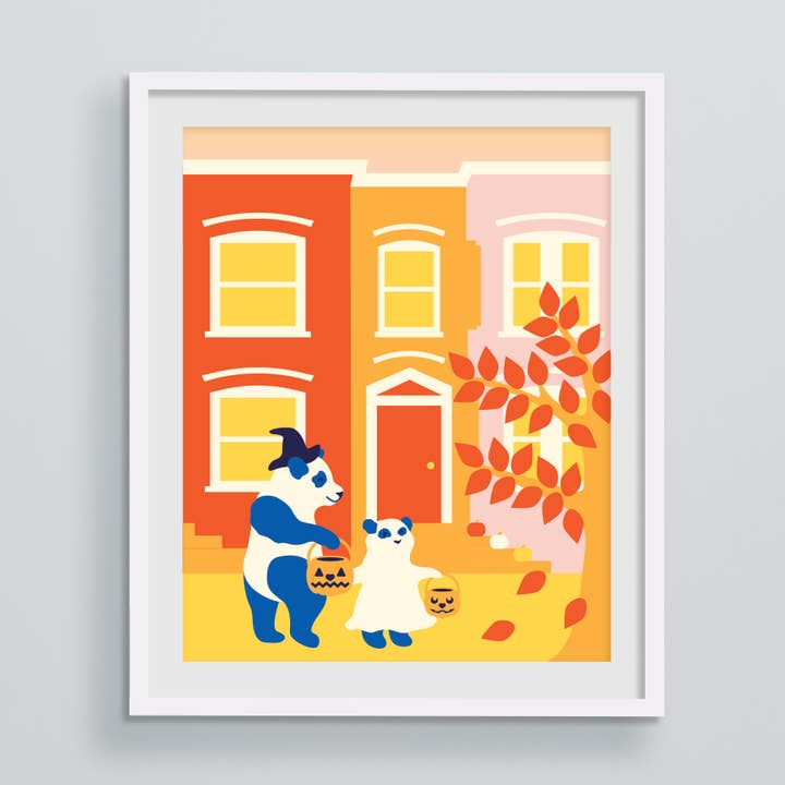 Ale inspired - Wholesale Art Print - Panda Halloween Print
