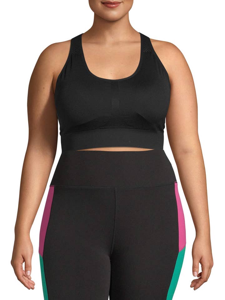 Women's Plus Size Wire free Active Seamless Sports Bra for wholesale by Under Control