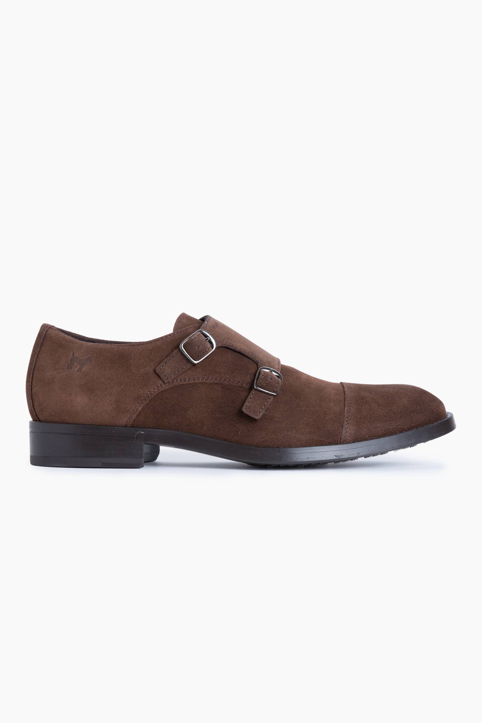 williot - Wholesale Oxford Shoes - Men's - Monk Strap Brown Leather Shoe.
