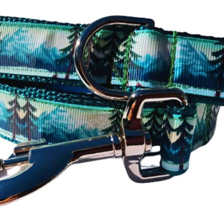 Rocky Mountain Hound - Wholesale Pet Collar - Dog - 1" Mountain Tree Dog Collar, Leash, Martingale, or Harness2