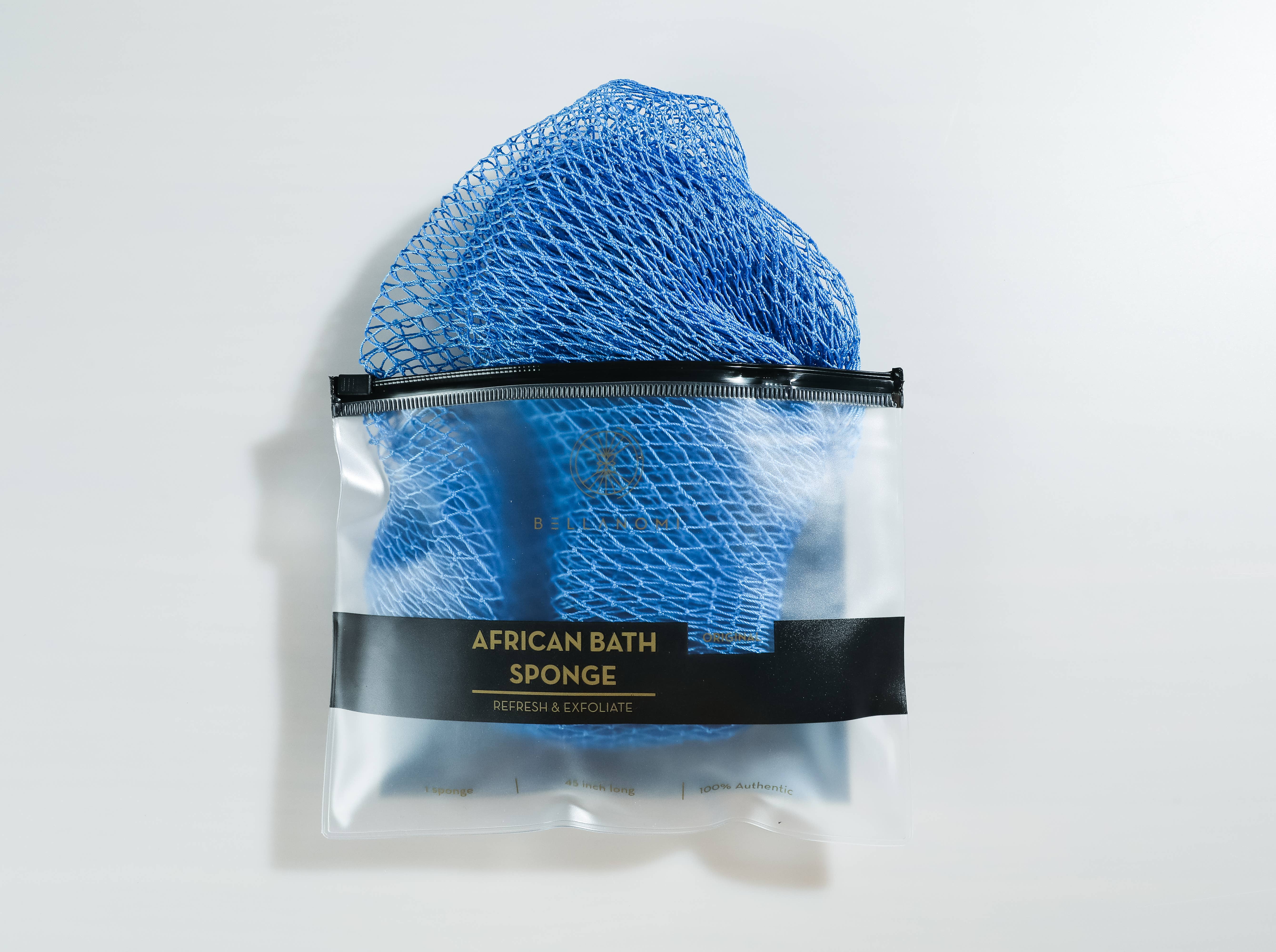 Bellanomi Skincare - Venta al por mayor Pufs/esponjas de baño - Esponja exfoliante africana de red de 114 cm - Más vendida26