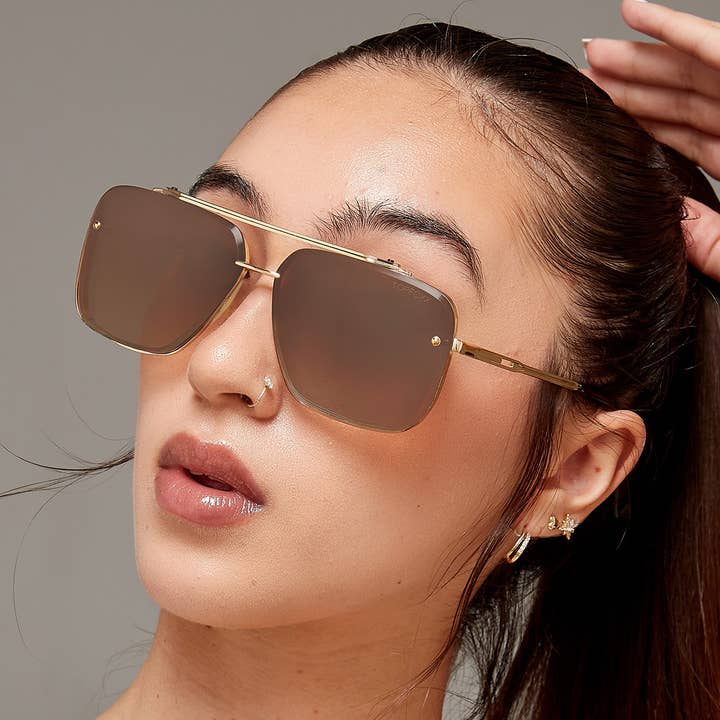 TOPFOXX - Wholesale Sunglasses - Unisex - NEW 2024 Bella Bronze - Tangle Free