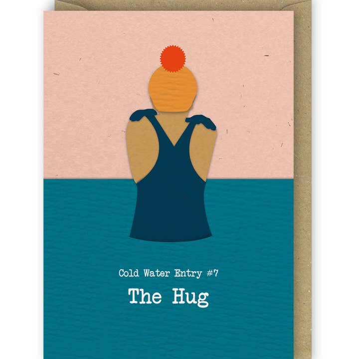 Designed by Islay - Wholesale Everyday Greeting Card - Wild Swimmer - #7 The Hug
