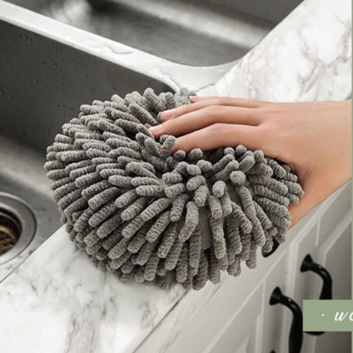 DrifWoo – wholesale Handduk – Chenillehängande handdukar 3 färguppsättningar Drifwoo presentförpackning5