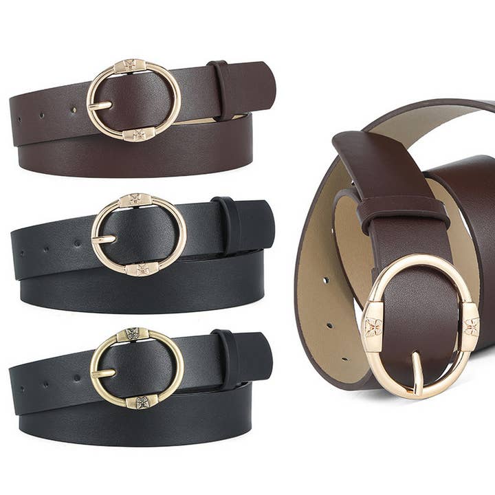 WOMEN ALL-MATCH OVAL PIN BUCKLE BELT_CWABE0591 for wholesale by ACCITY