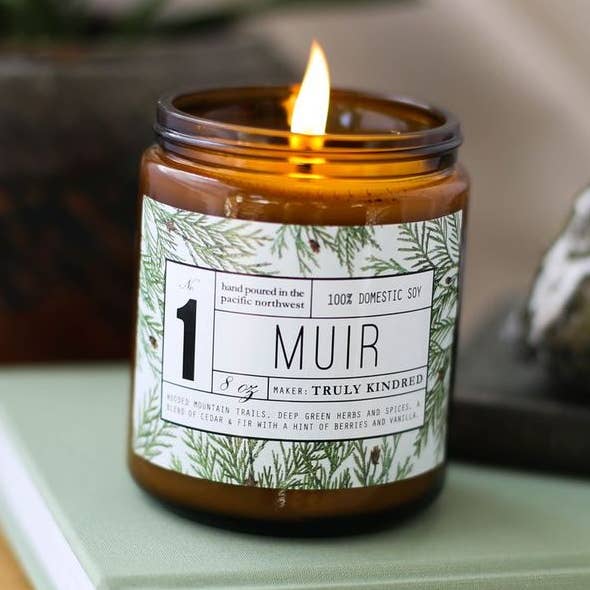 N°1 Muir Bougie 8oz pour la vente par Truly Kindred