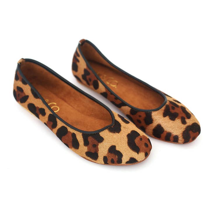 Zapatillas de ballet Leopard para venta al por mayor de The Artisan and Company