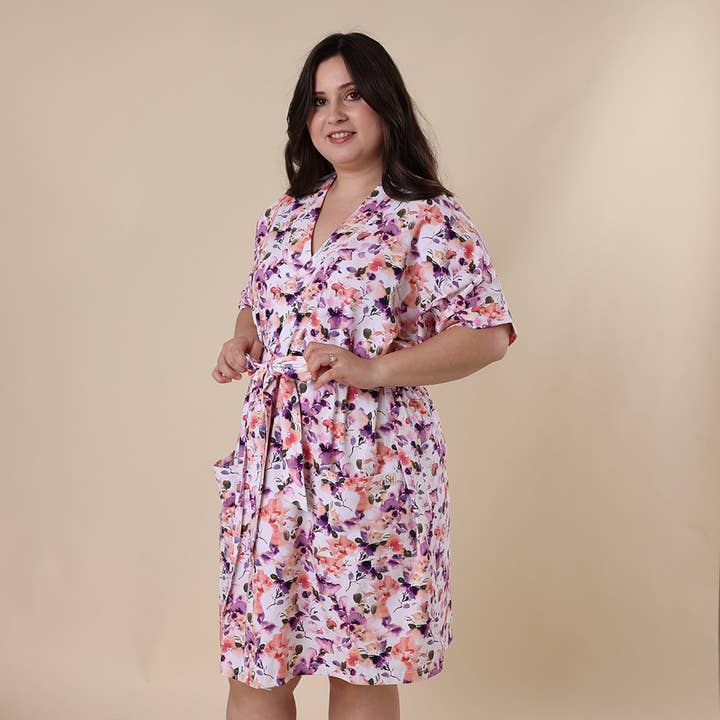 Blushing Beauty Økologisk Graviditetsmorgenkåbe for engroshandel hos Snuggle Hunny