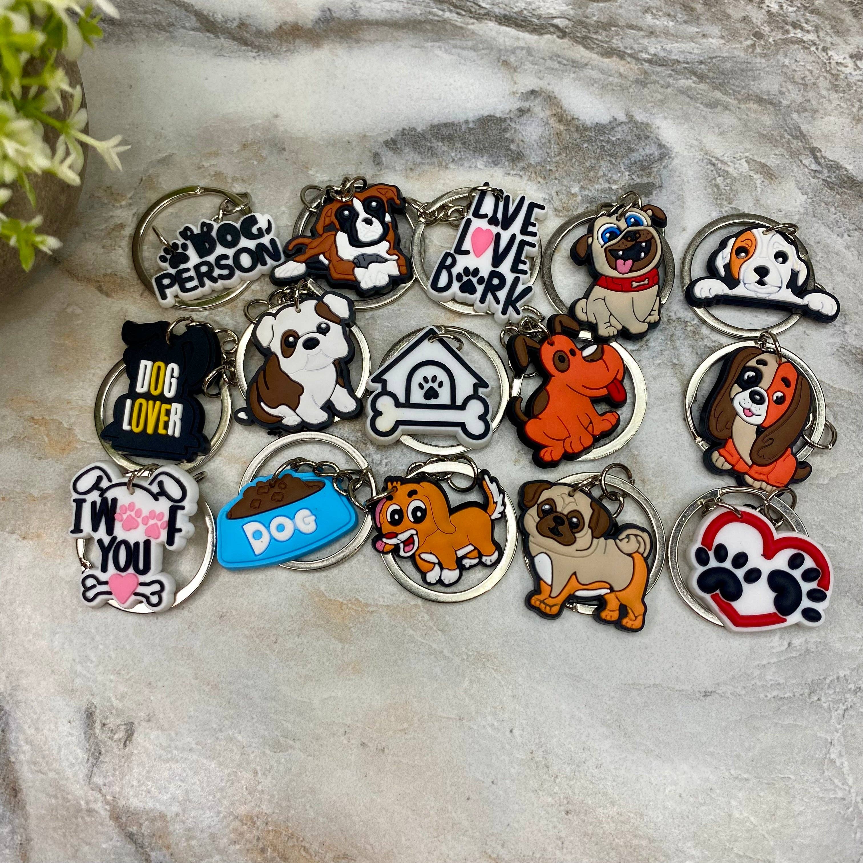 Hive Supply - Wholesale Keychain - Unisex - Keychain - Silicone - Dogs0