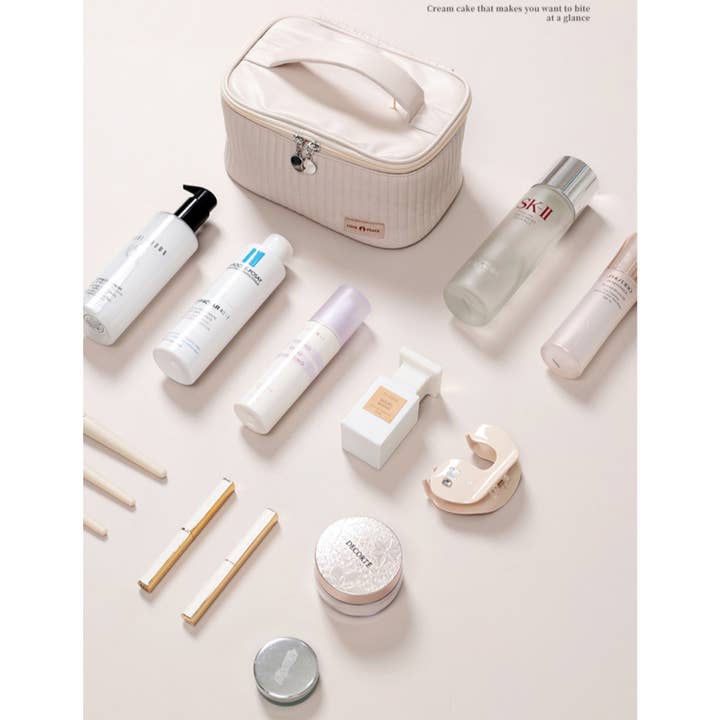 wandf - Wholesale Makeup Storage Box - Durable PU Makeup Storage Case with Secure Zipper for Women8