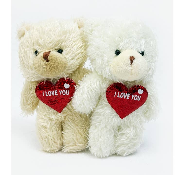 Porte-clés Charme Ours en Peluche JE T'AIME pour la vente par Love and Repeat