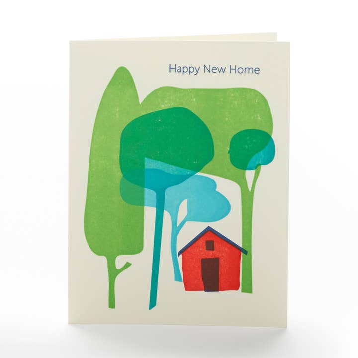 Lyckligt Nytt Hem Boktryck A2 Kort för wholesale av Ilee Papergoods