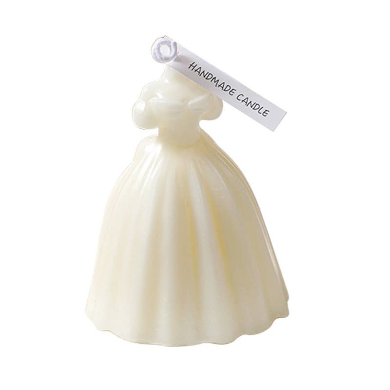 Candles Meta - Vendita all'ingrosso Candele regalo - Candele Profumate Artigianali a Forma di Abito da Sposa4