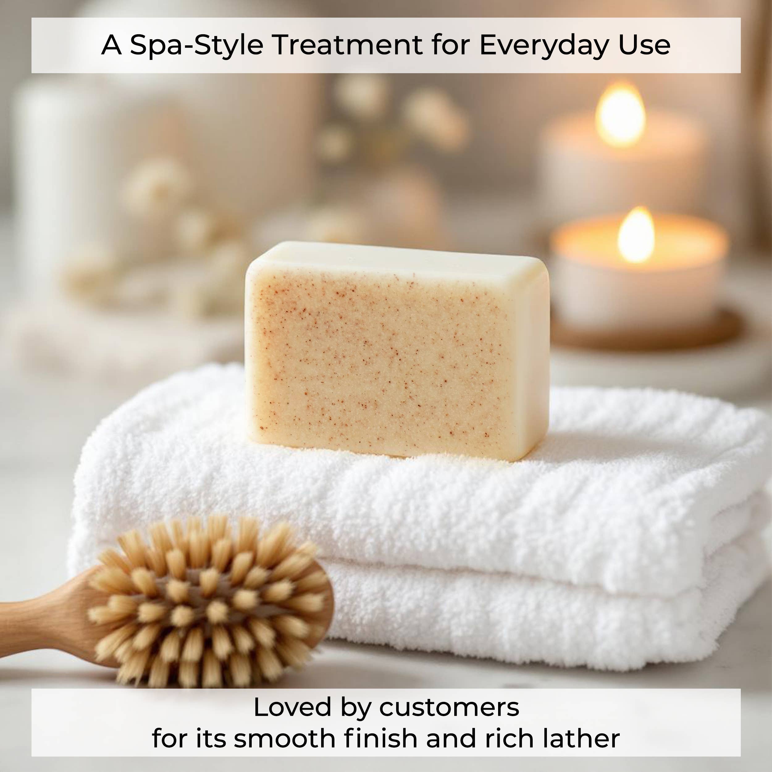 The Grecian Soap Company - Wholesale Bar Soap - Pink Himalayan Anti-Inflammatory Salt Exfoliating Scrub Bar2