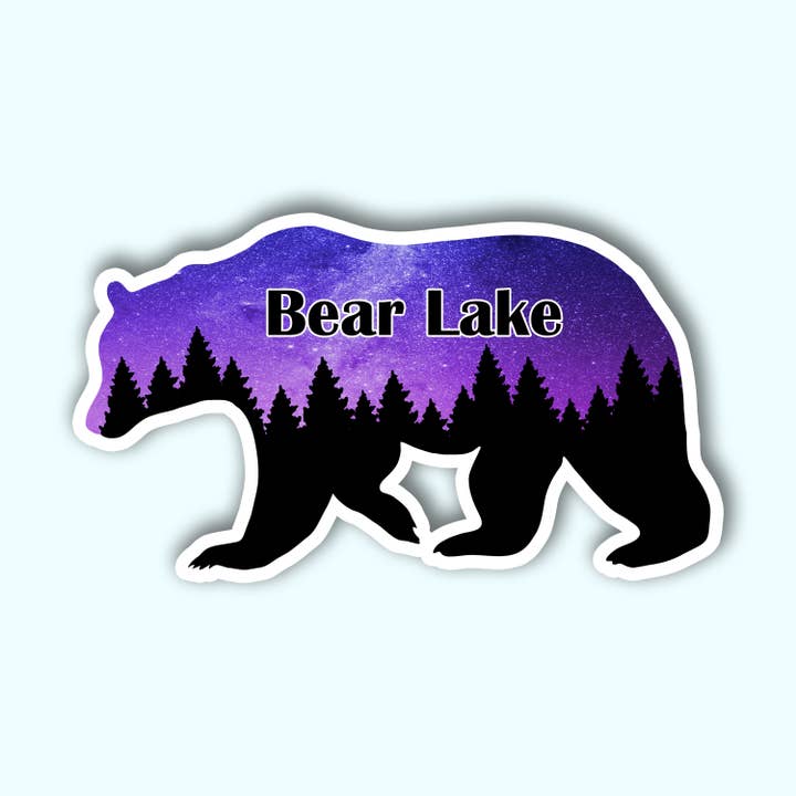 Bear Lake Aufkleber für den Großhandel von Eve's Art Shop