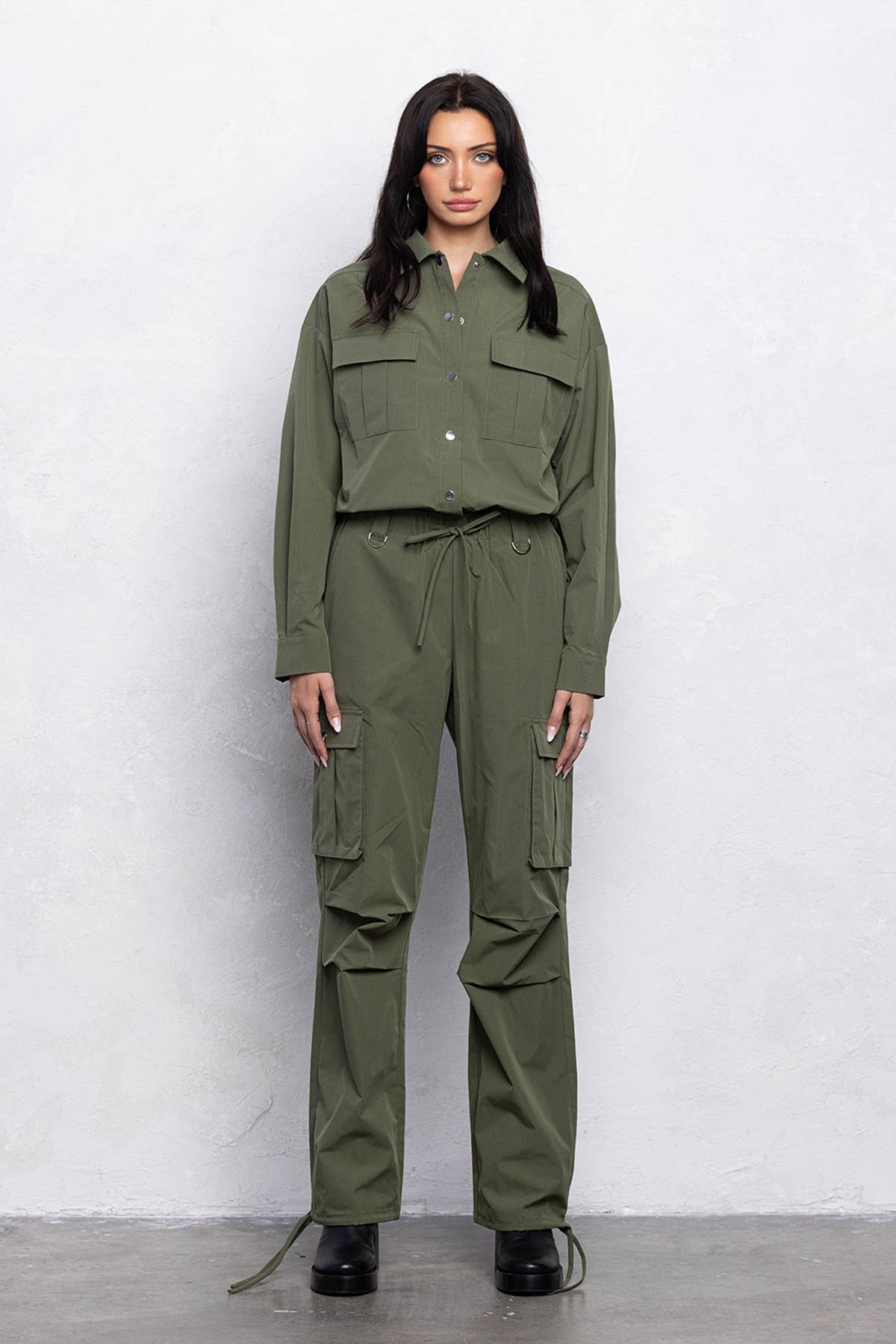 No Vacancy - Wholesale Jumpsuit - Women's - Loose fit parachute jumpsuit3