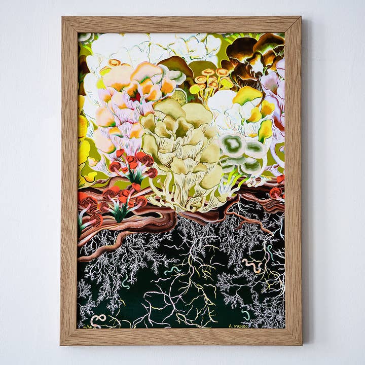 Forest Floor', 2021, opdruk in beperkte oplage voor wholesale door Ailsa Munro