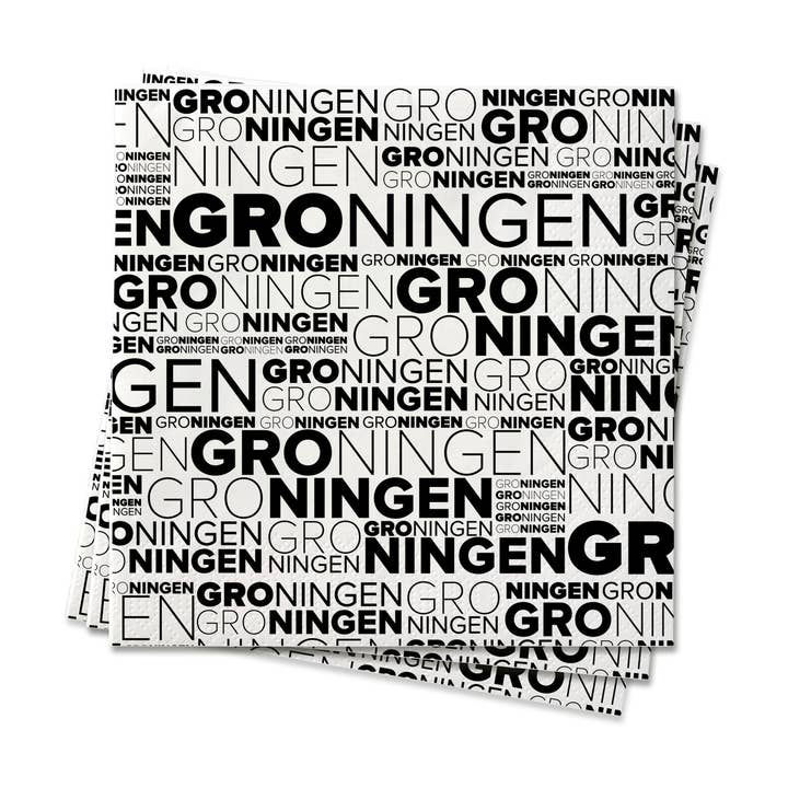Servetten Groningen voor wholesale door STEDENKADO