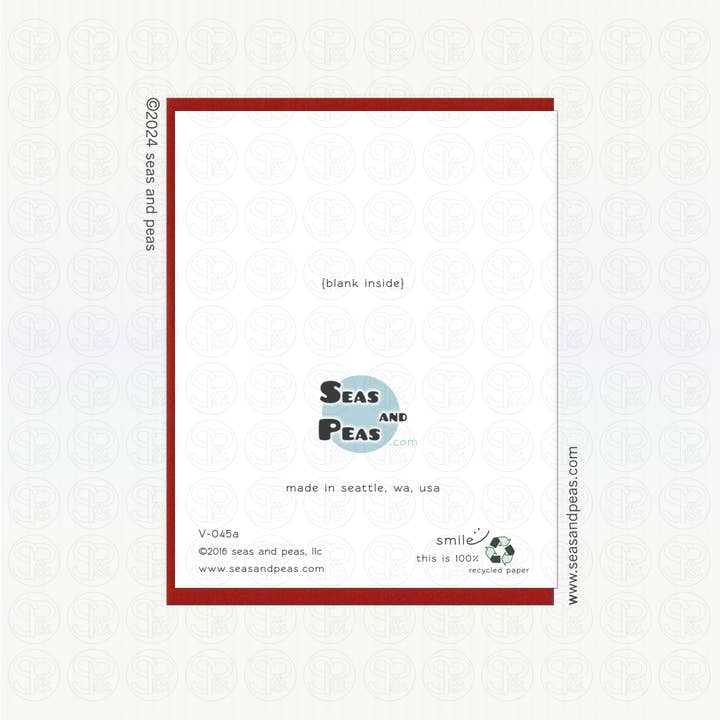 Seas and Peas, LLC - Wholesale Valentine's Day Card - You A'ight Conversation Heart Valentine Card1