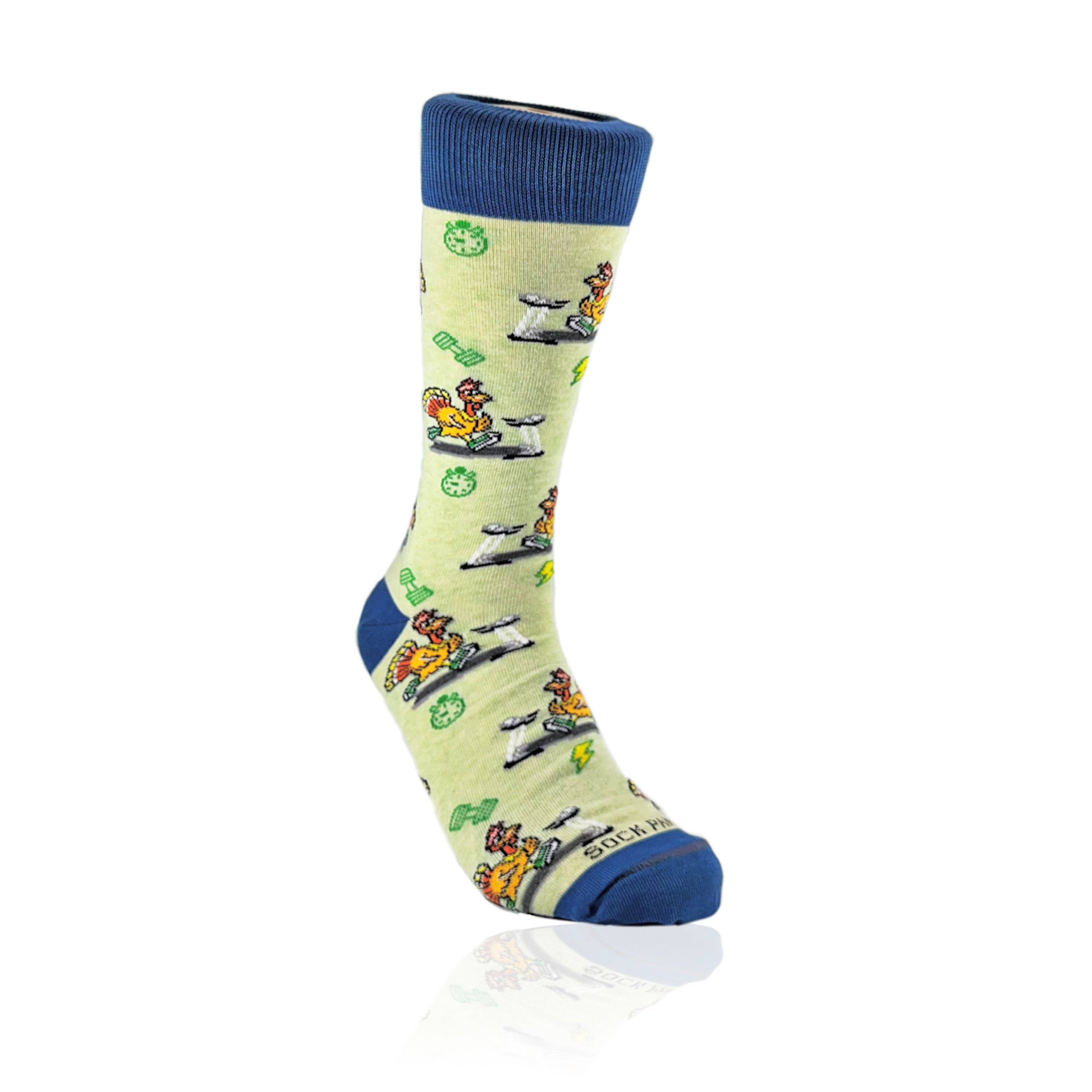 Sock Panda - Wholesale Socks - Unisex - Running Turkey Socks from the Sock Panda (Adult Large) - Turkey Trot3