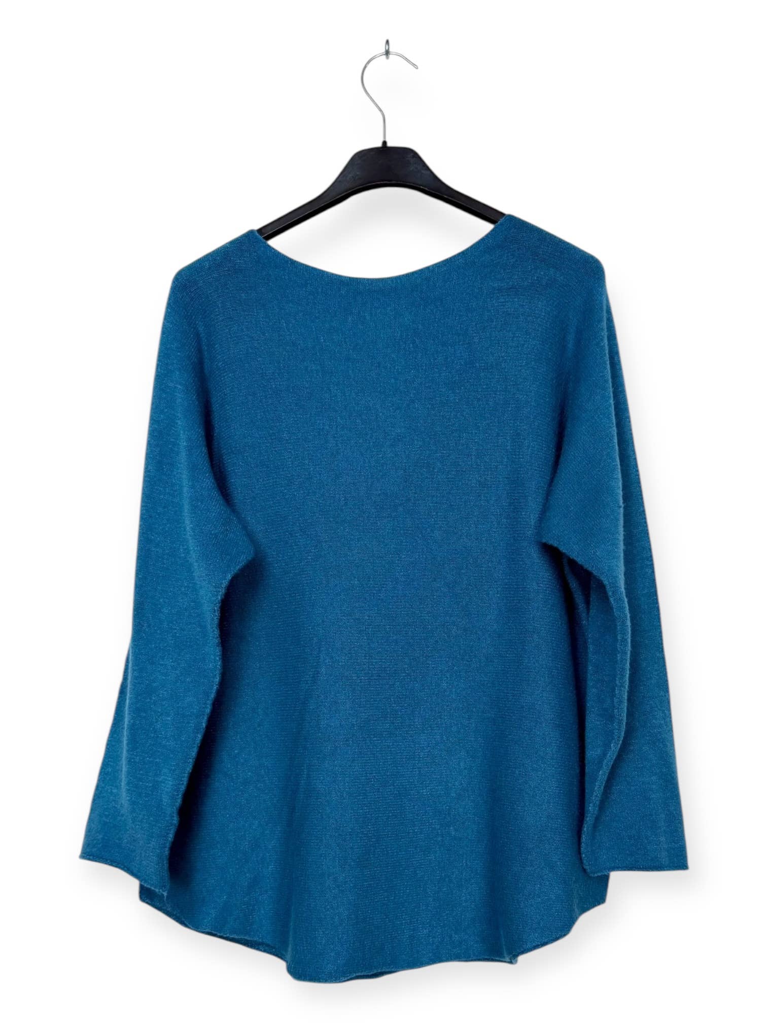 Lucky Nana - Wholesale Knit Sweater - Women's - AH 3165 - V-Neck Sweater with Bohemian Flocking4