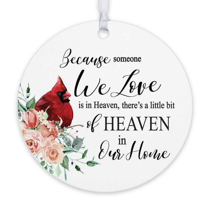 Cardinal Memorial Christmas Ornament: Someone We Love for wholesale by LifeSong Milestones