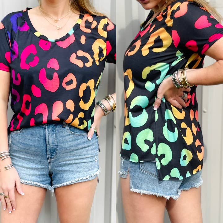 Neon Dreams Pattern Top for wholesale by Anagails