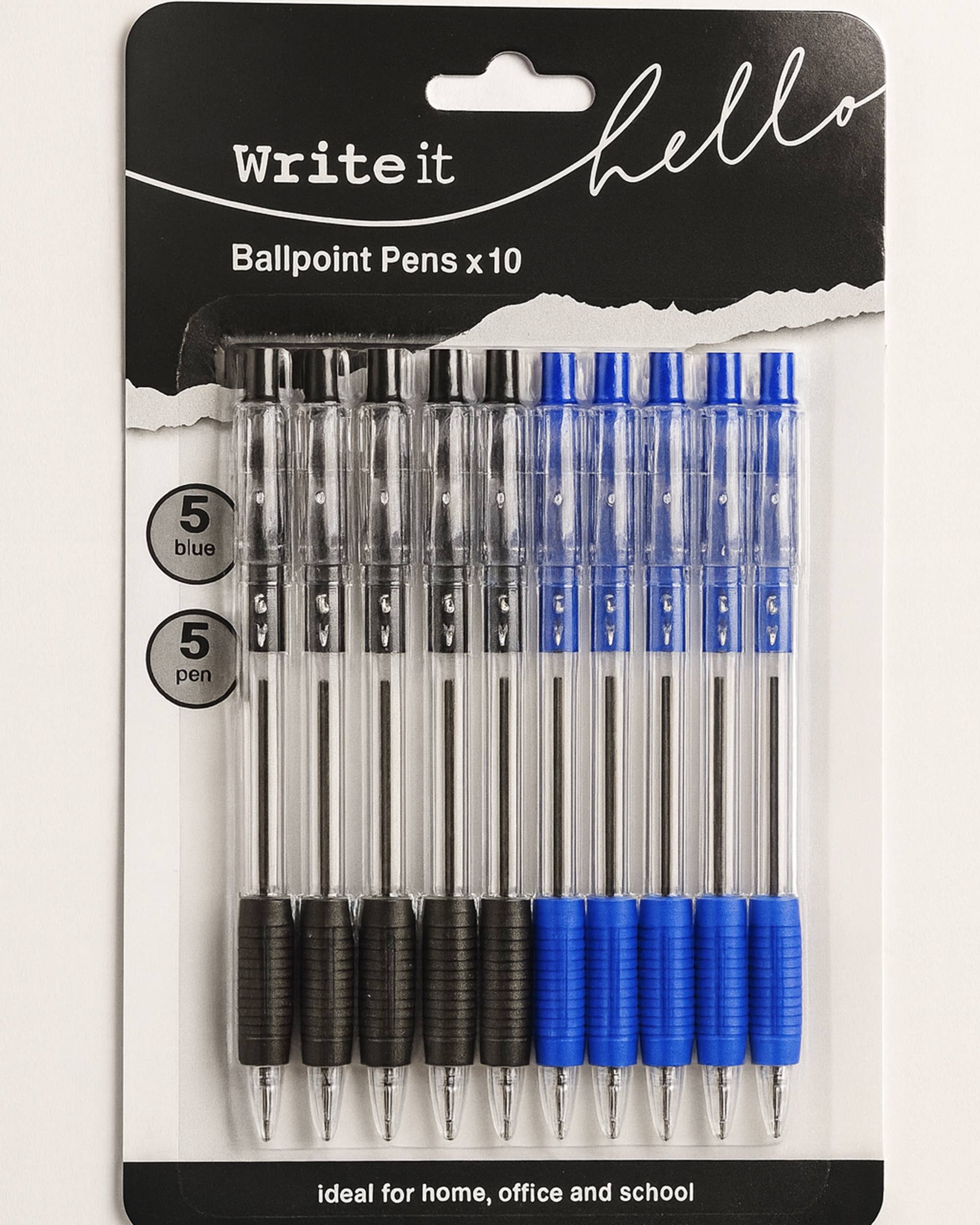 Mighty Wireless - Wholesale Pen & pencil holder - Ballpoint Pens 10PK Write It Hello