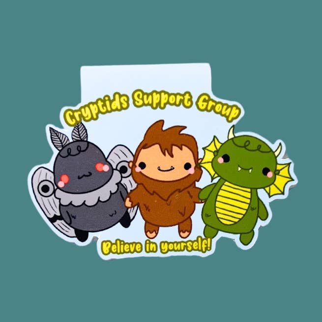 Lesezeichen für die Cryptids-Supportgruppe für den Großhandel von Bloom by Steph