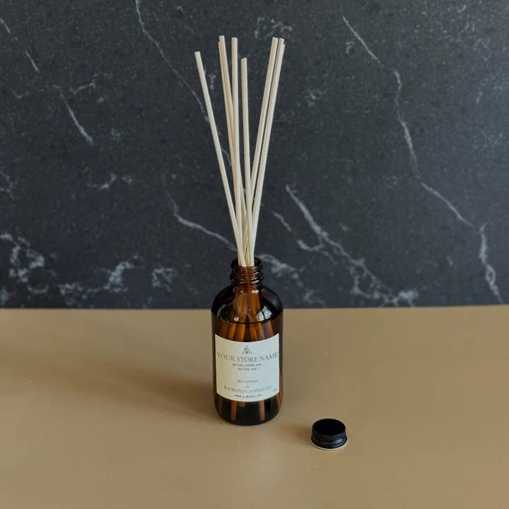 Reed Diffuser Custom Scent - 4 oz bottle for wholesale by Bookend Candle Co.