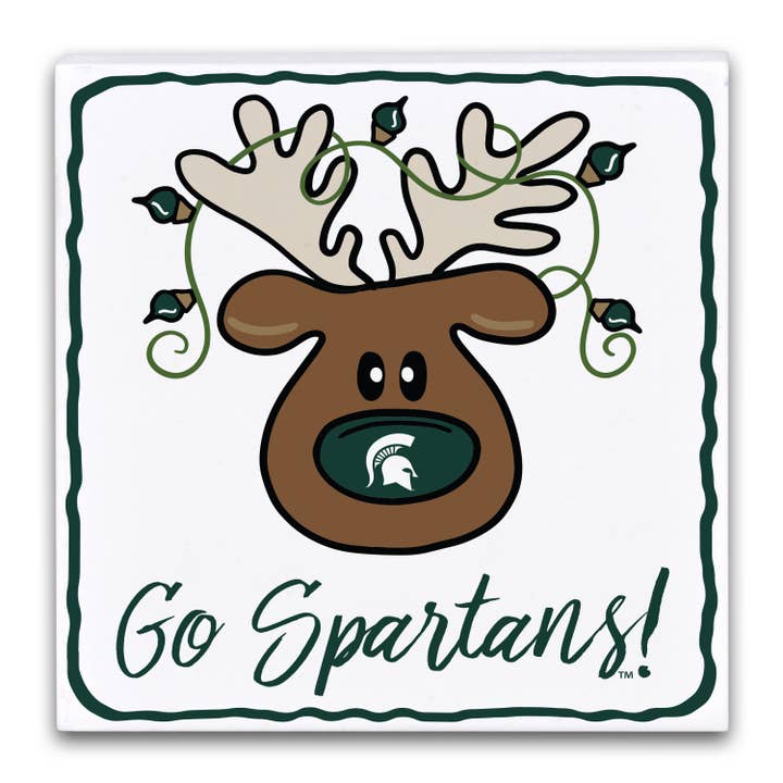 MAGNOLIA LANE - Wholesale Christmas Decoration - Michigan State Chunky 3pc Set