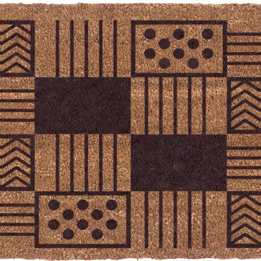 Paillasson en vinyle multicolore 18" x 30" pour la vente par CocomatsNMore