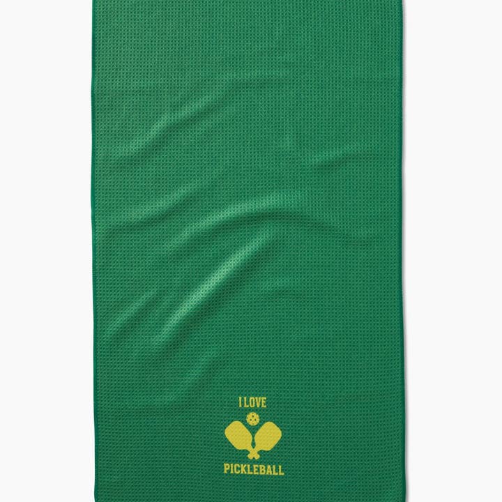 Geometry - Wholesale Tea Towel - I Love Pickleball Tea Towel