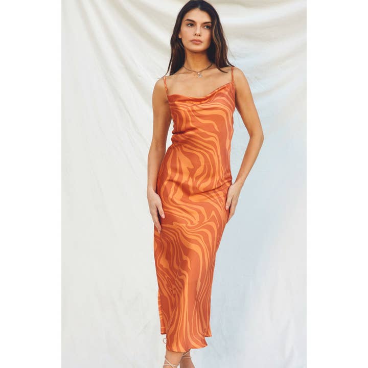 Wilder Days Criss Cross midi-jurk voor wholesale door Dress Forum