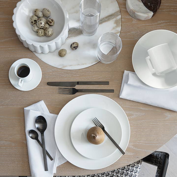 White Bianco Bread Plate for wholesale on Faire1