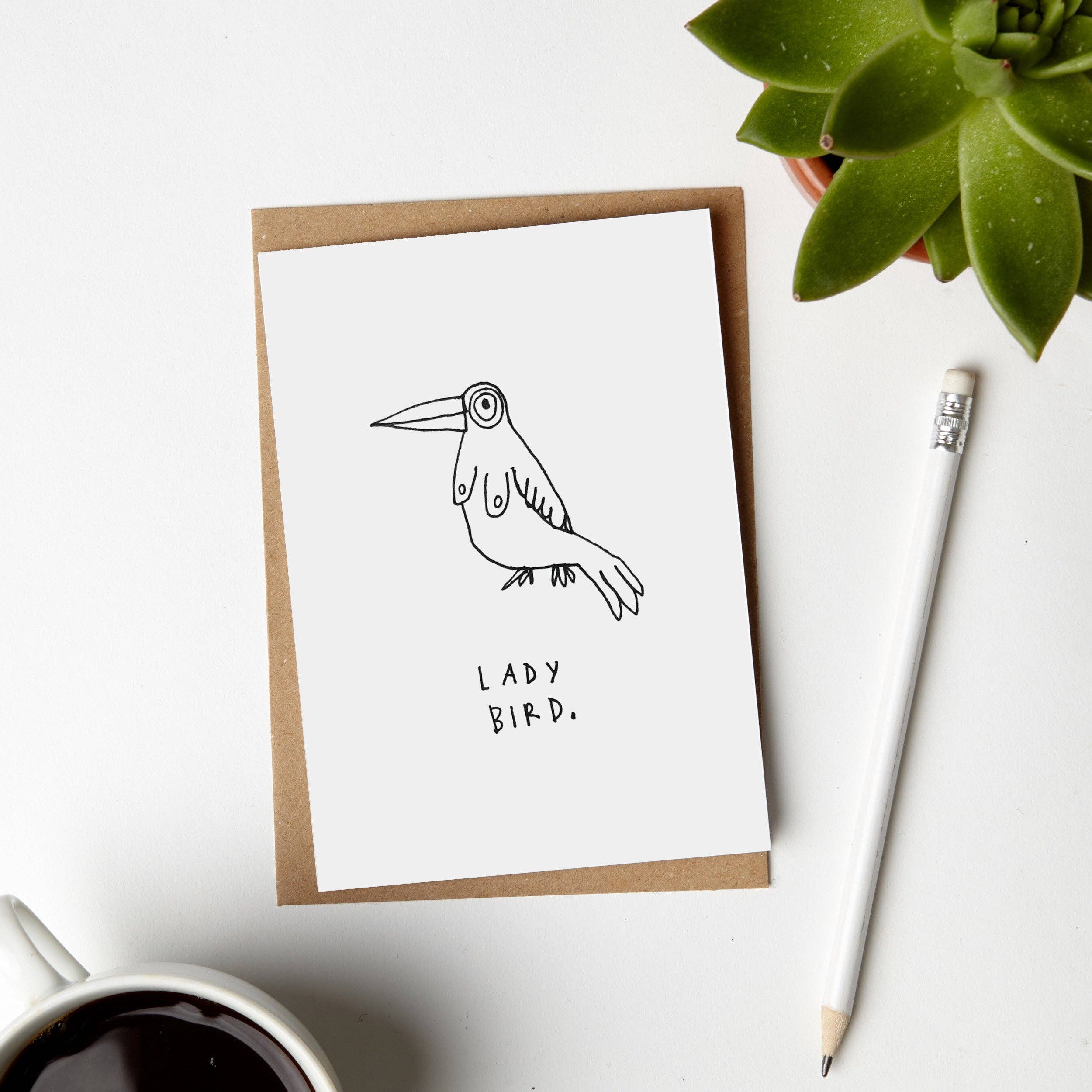 Hazel Bee – wholesale Birthday card – Lady Bird Card for Women1