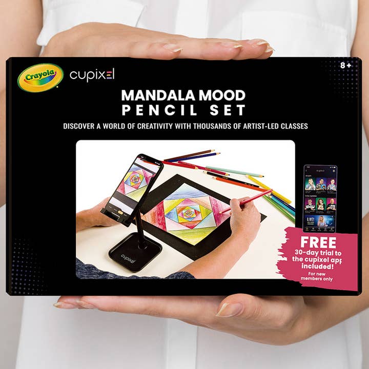 Cupixel Crayola Mood Mandala-Kunstset für den Großhandel von Cupixel