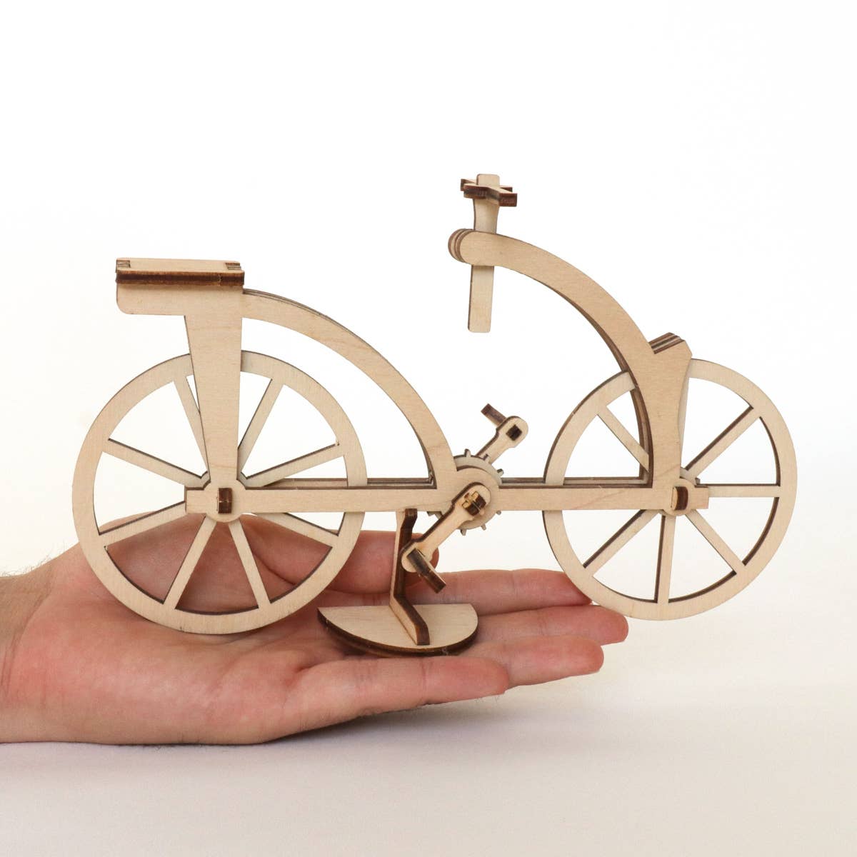 Dahimo - Wholesale DIY Craft Kit - Leonardo da Vinci Bicycle - Reconstruction Wooden Model Kit7