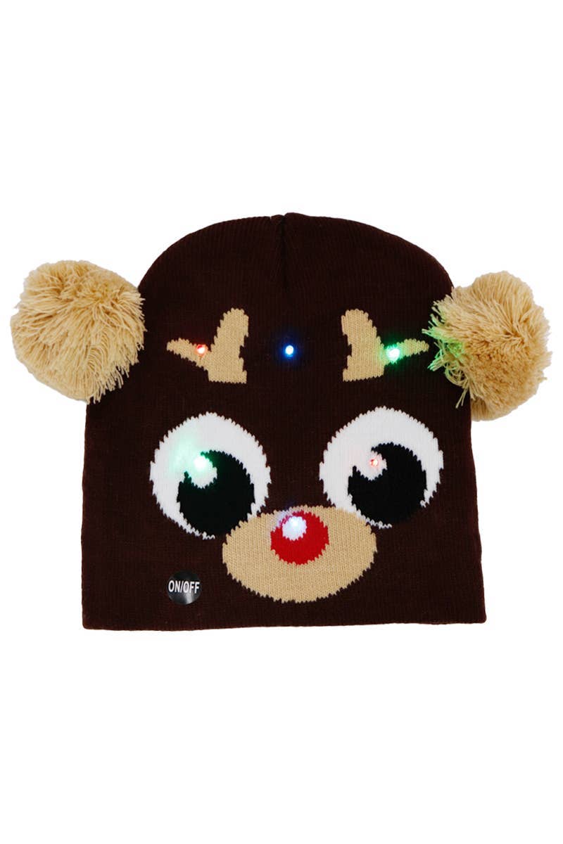 ASSORTED Little Boys Animal Pals Led Light-up Short Beanie for wholesale on Faire8