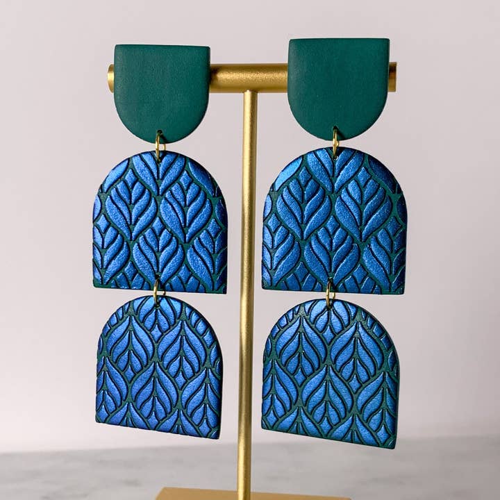 Bambalina Hängeohrringe aus Polymerton, handgefertigt für den Großhandel von WARAO Jewelry