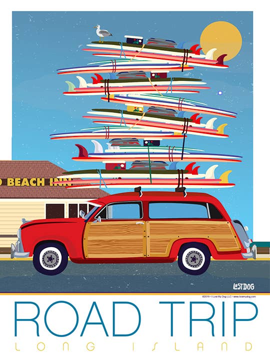 ROAD TRIP pour la vente par LOST DOG art & frame