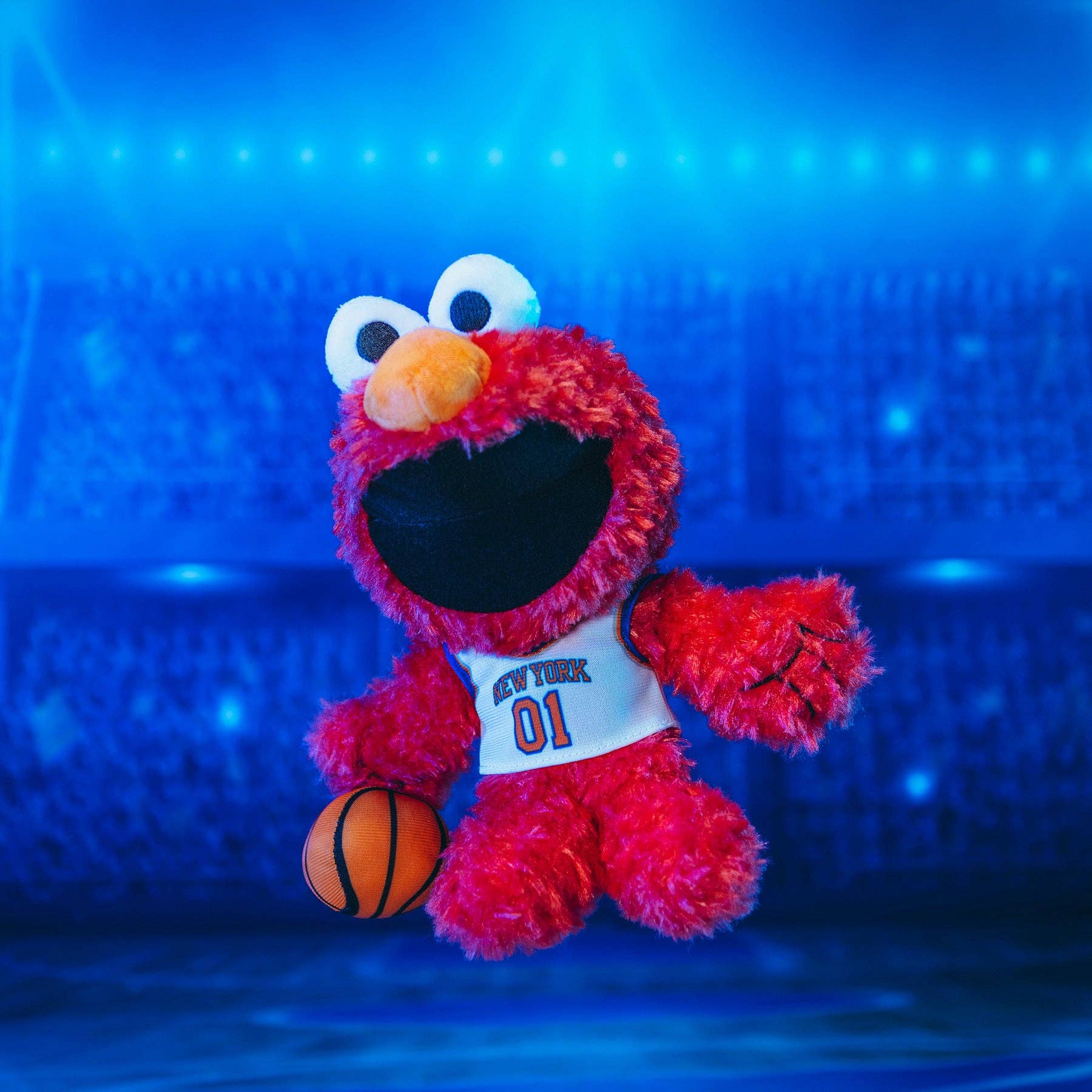 Uncanny Brands - Wholesale Stuffed/Plush Toy - Kids & Baby - Bleacher Creatures New York Knicks Sesame Street Elmo 8" Kuricha Plush5