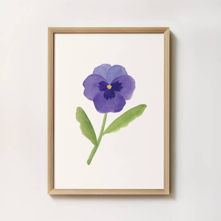 Kunsttryk - Stedmoderblomst for engroshandel hos intemporalis