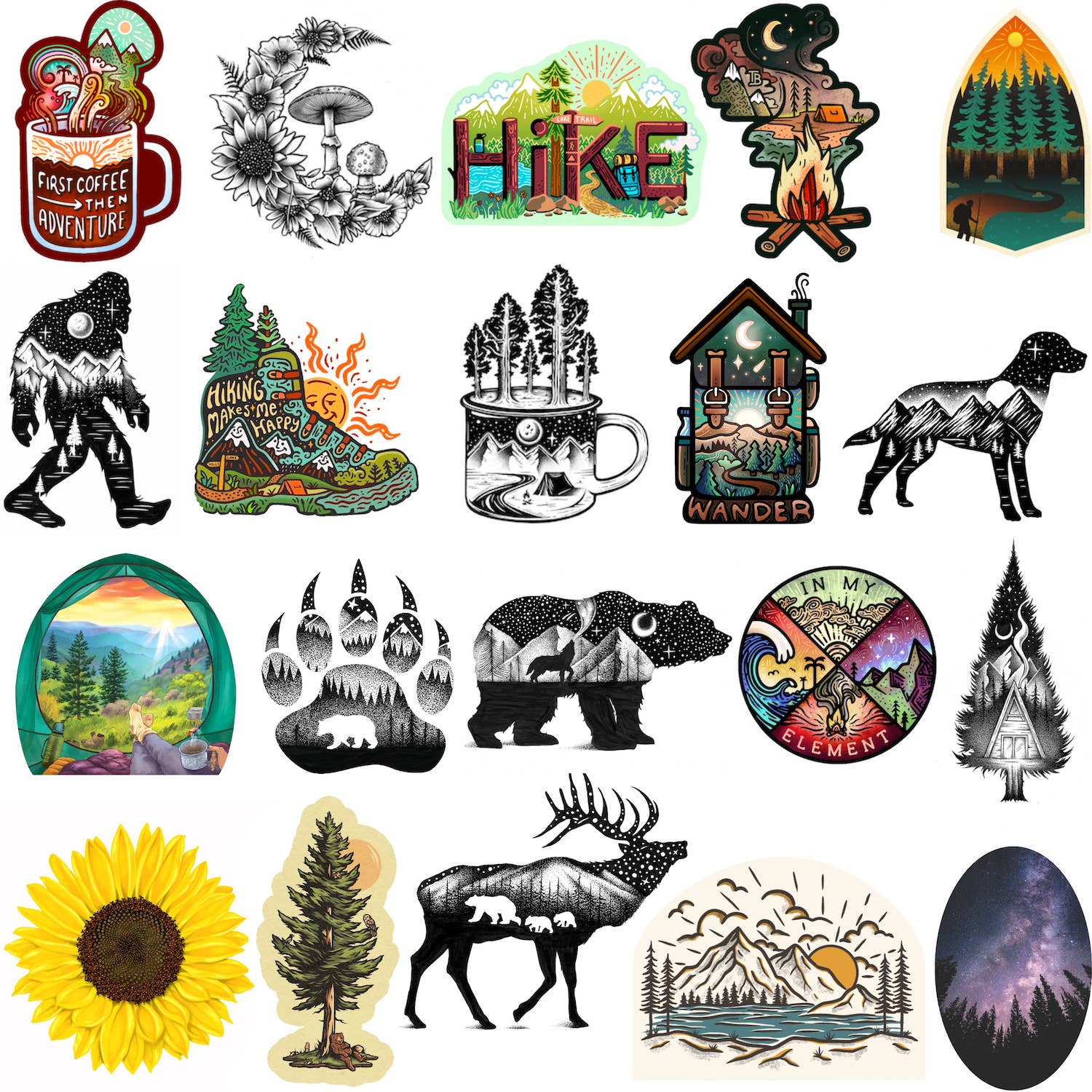 Sticker Art – Engroshandel Klistermærke – Gratis klistermærke-display + 500 bedst sælgende designs (åbningsordre)1