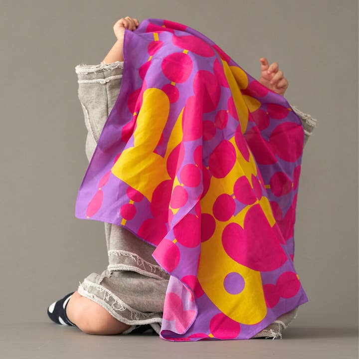 Art Play Silk – Limited Edition Sensory Scarf by Biggest Little x Keiko Furoshiki for wholesale by Biggest Little