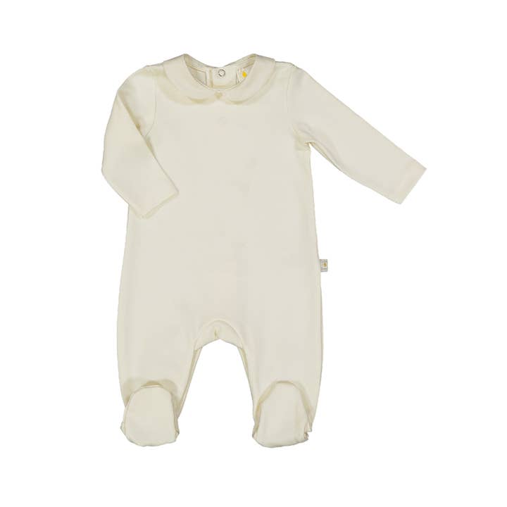 N Natural Organic Cotton Warm Collared Jumpsuit for wholesale on Faire